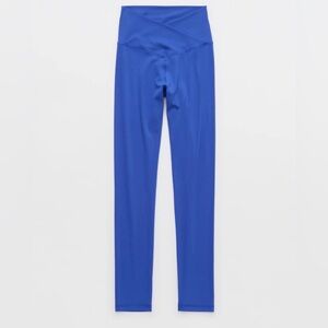 Offline by aerie high waisted crossover legging in blue